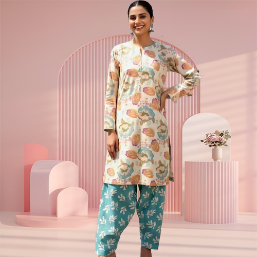 2 Piece Printed Lawn Suit for Women  Summer Collection 2026