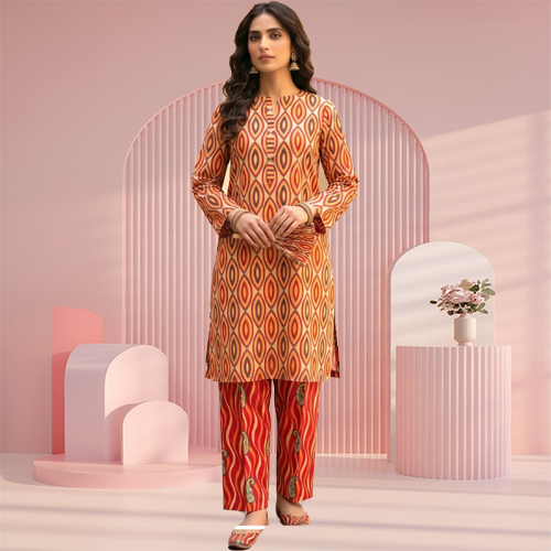 2 Piece Printed Lawn Suit for Women  Summer Collection 2026