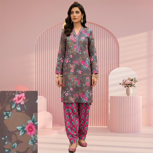 2 Piece Printed Lawn Suit for Women  Summer Collection 2026