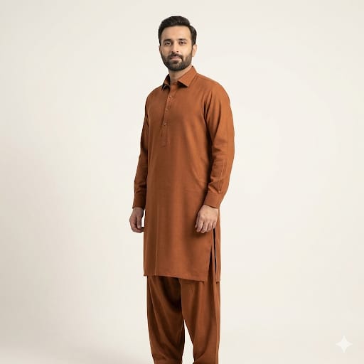un stitched khaddar for men
