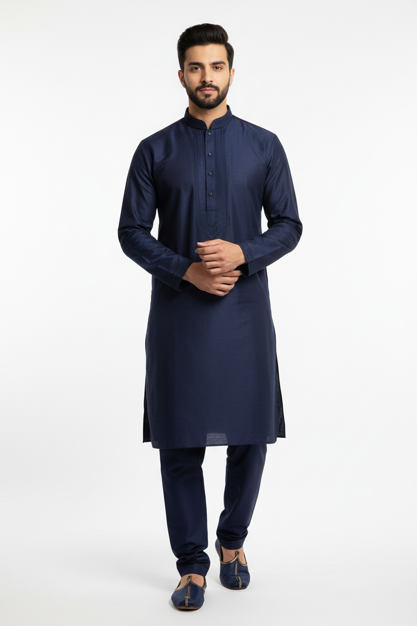 un stitched khaddar for men